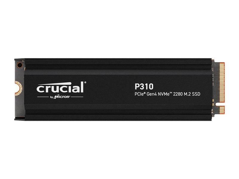 Crucial CT4000P310SSD5 P310 4TB PCIe Gen4 NVMe 2280 M.2 SSD with Heatsink