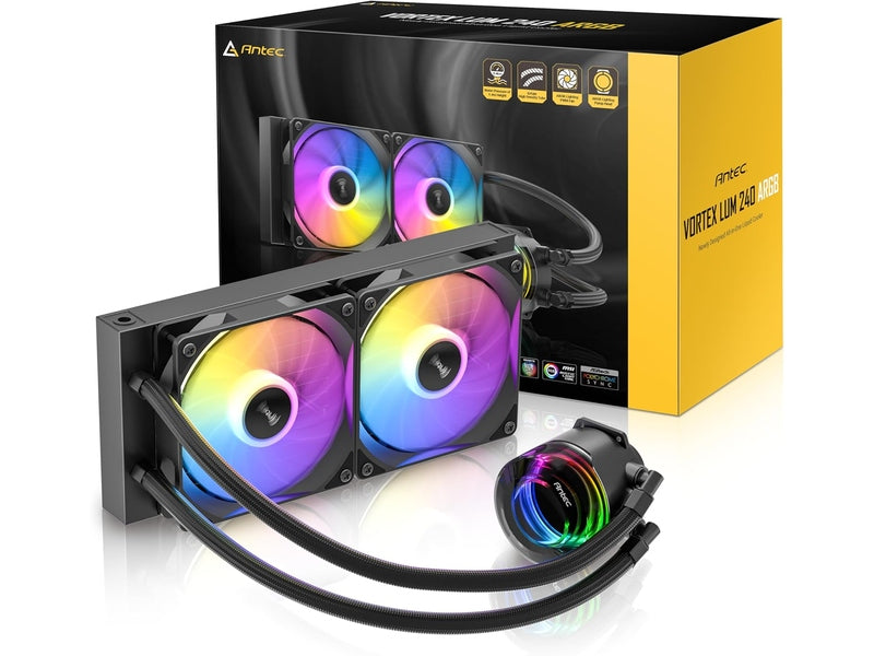 Antec Vortex Lum 240 ARGB The Epoch-Making All in One ARGB CPU Liquid Cooler
