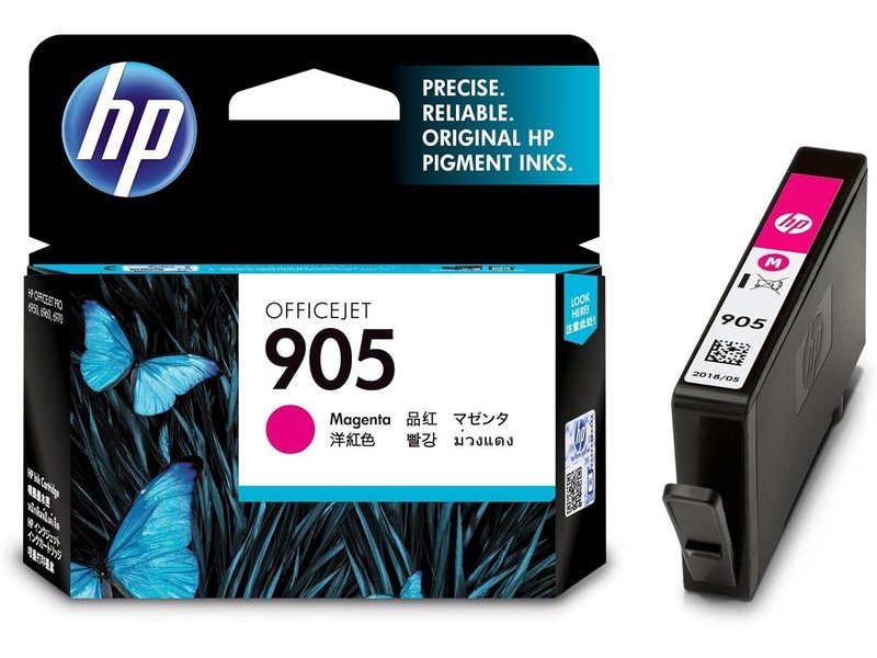 HP 905 Genuine Original Magenta Ink Printer Cartridge works with HP OfficeJet 6950 All-in-One, HP OfficeJet Pro 6960 All-in-One, HP OfficeJet Pro 6970 All-in-One