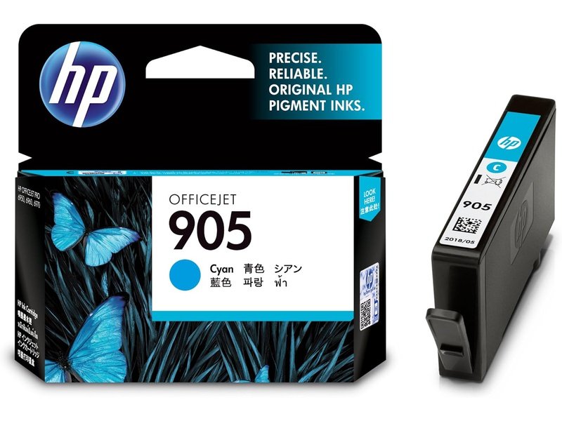 HP 905 Original Inkjet Ink Cartridge - Cyan Pack - 315 Pages