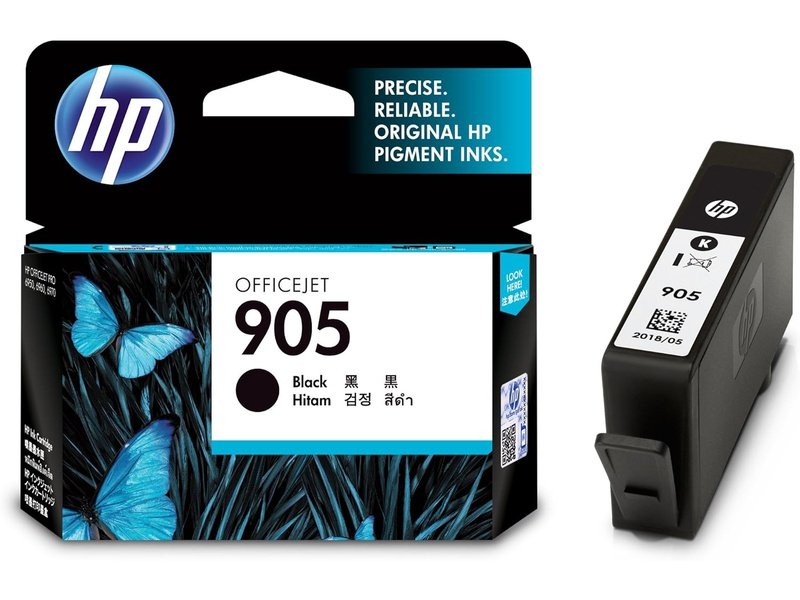 HP 905 Original Inkjet Ink Cartridge - Black Pack - 300 Pages