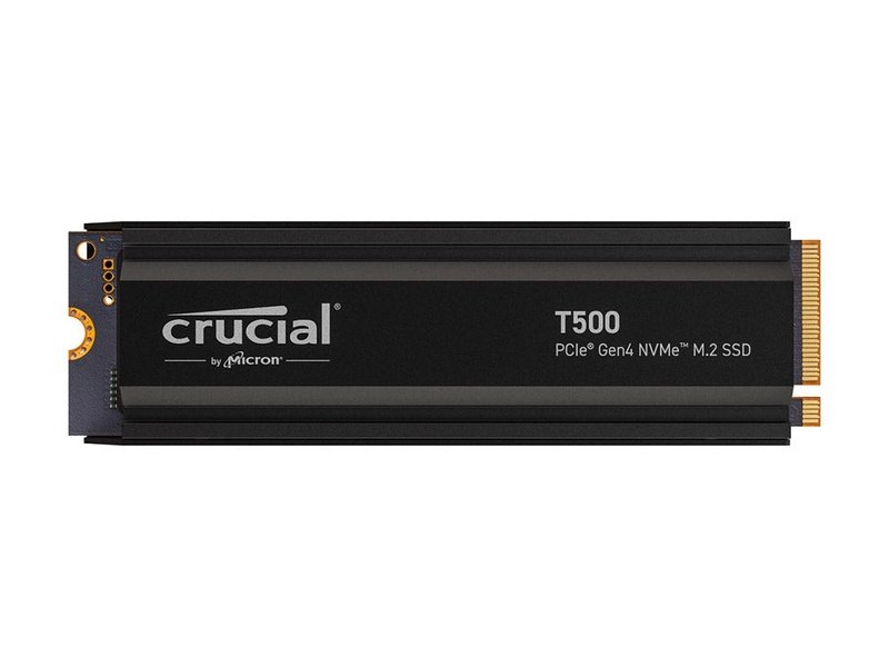 Crucial T500 PCIe Gen4 NVMe SSD with Heatsink 1TB