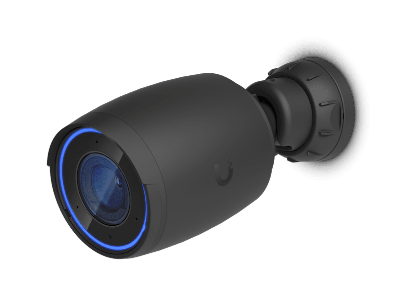 Ubiquiti AI Professional UniFi Protect Indoor/Outdoor 4K PoE Camera, Black, Waterproof IP65, PoE+ Power, Max Power 11W, GbE RJ45 Port,