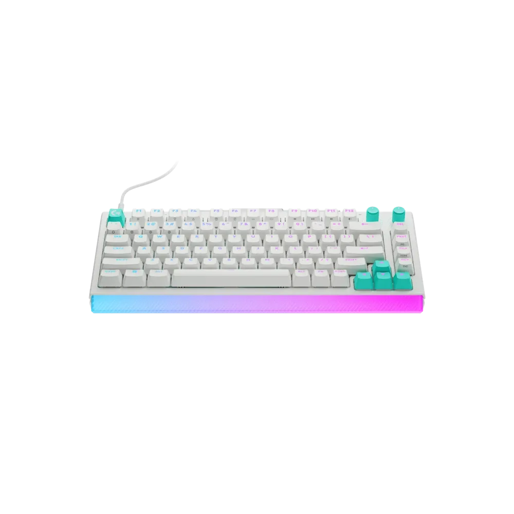 G512 X 75 TMR Analog / Mechanical Gaming Keyboard - White