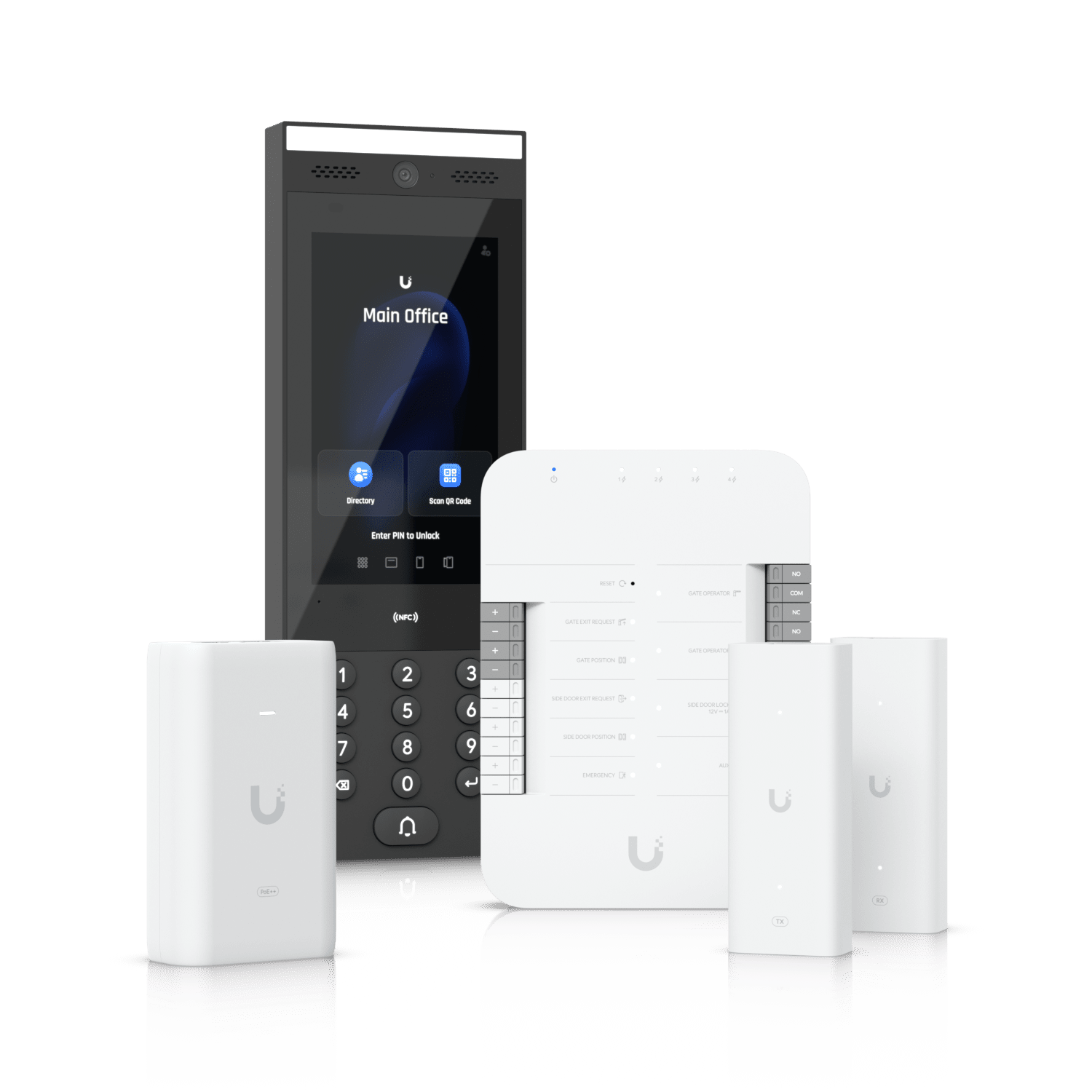 Ubiquiti Gate Access Starter Kit, Control Vehicle Gate by Connect Intercom & Authorize Gate access License Plate Unlock, PoE++, 50V DC, 1A