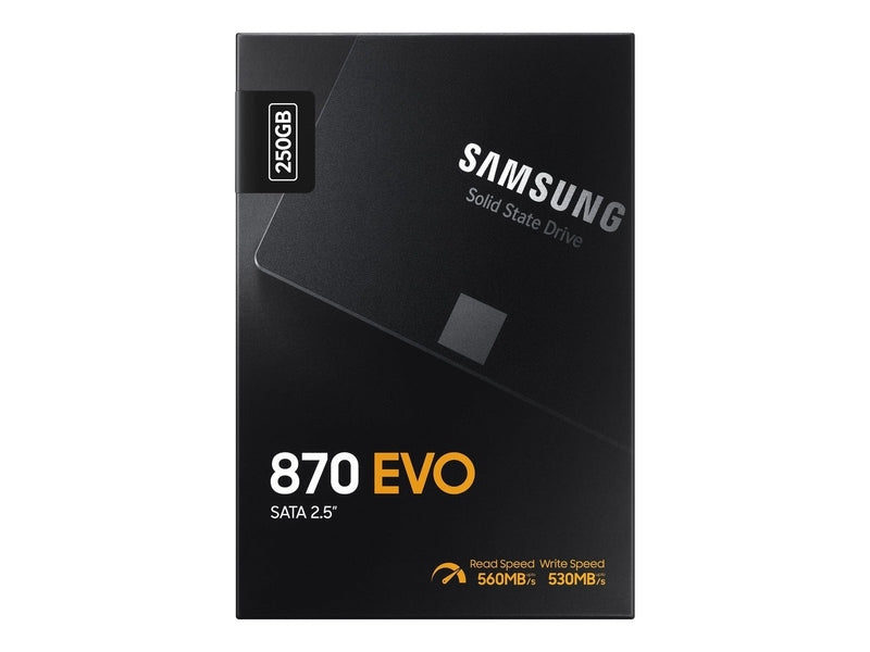 Samsung 870 Evo 250GB 2.5" SATA III 6GB/s V-NAND SSD