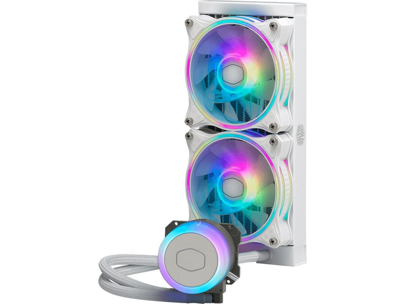 Cooler Master MasterLiquid ML240 Illusion White Edition, Gen2 Addressable RGB LEDs