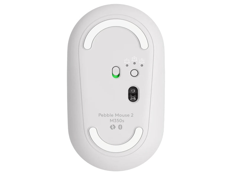 Logitech M350s Pebble Wireless Mouse - Tonal White