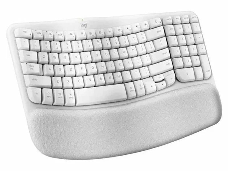 Logitech Wave Keys Wireless Ergonomic Keyboard for mac - Off White