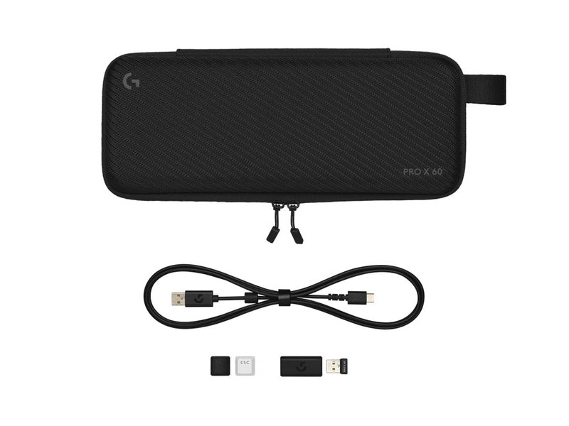 Logitech G PRO X 60 LIGHTSPEED Wireless Gaming Keyboard Tactile - Black