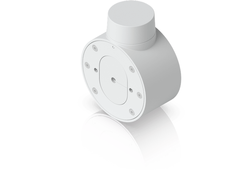 Ubiquiti Camera Compact Junction Box, For Compact UniFi Dome &Turret Cameras, Mounting Durability, Aesthetics, Ease Maintenance