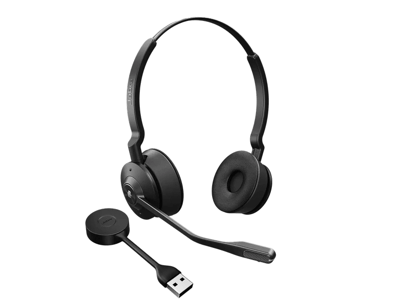 Jabra Engage 55 MS Stereo DECT Headset Link 400A Dongle USB-A