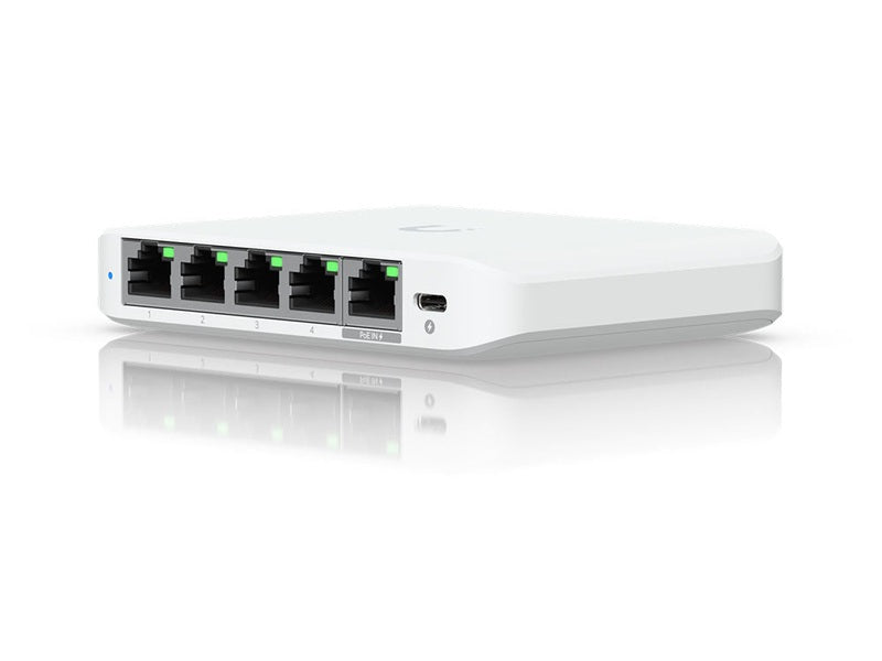 Ubiquiti USW-Flex-2.5G-5 UniFi Compact 5 Port Gigabit Desktop Switch