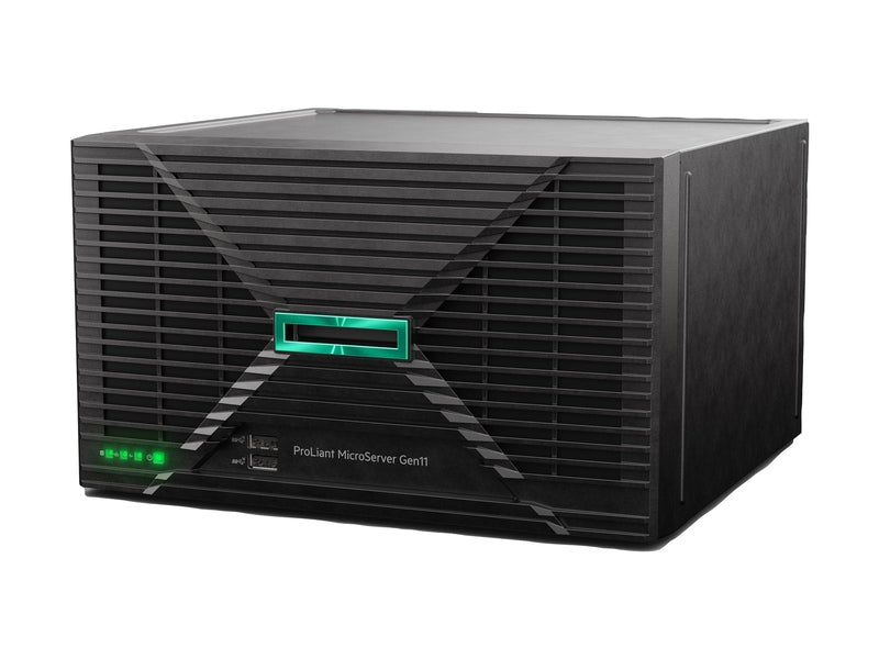 HPE ProLiant MicroServer Gen11 E-2414 2.6GHz 4-Core 1P 1x16GB 4LFF-NHP 180W Ext PSU