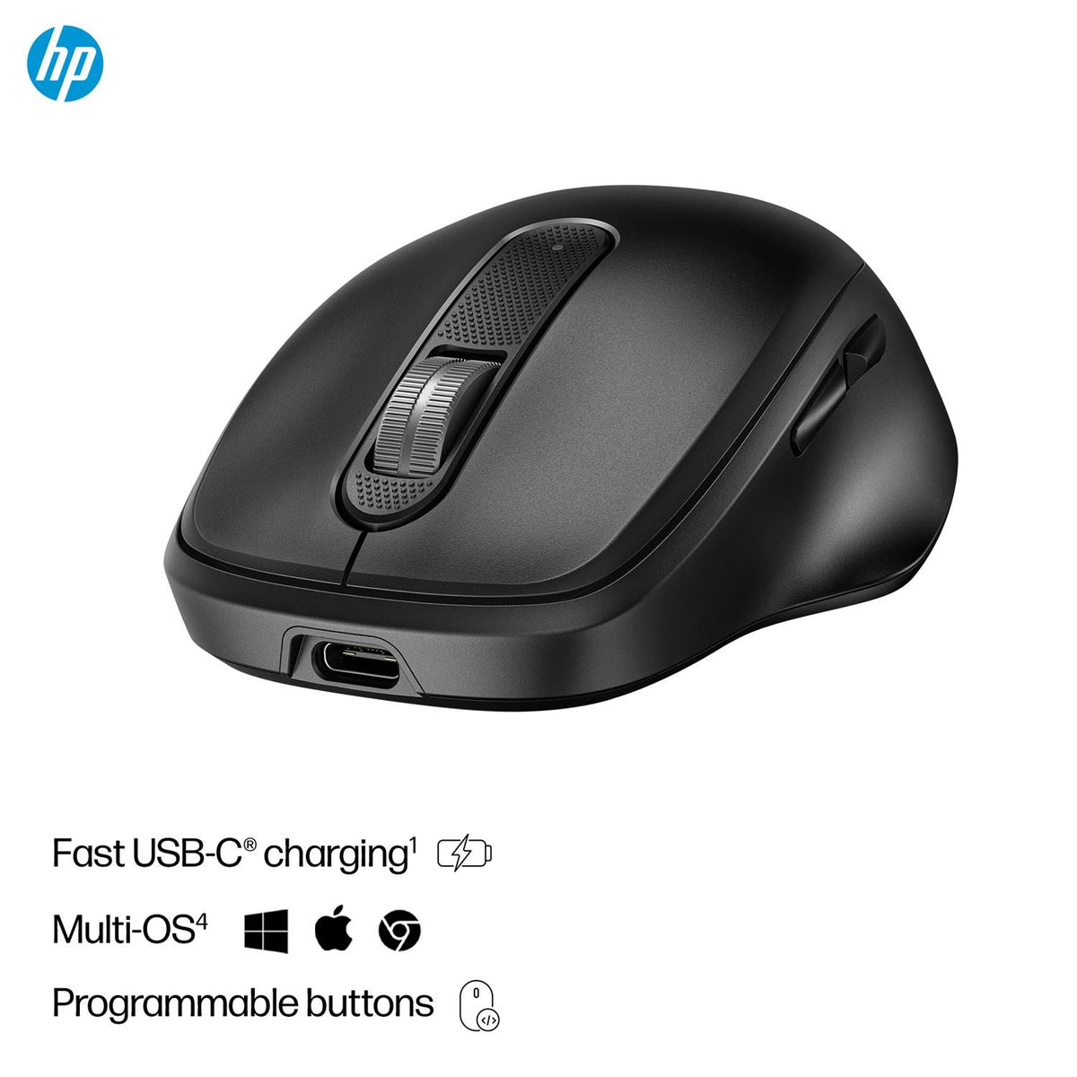 HP 515 Ultra-Fast Rechargeable Wireless Mouse (9C2F7AA) product image