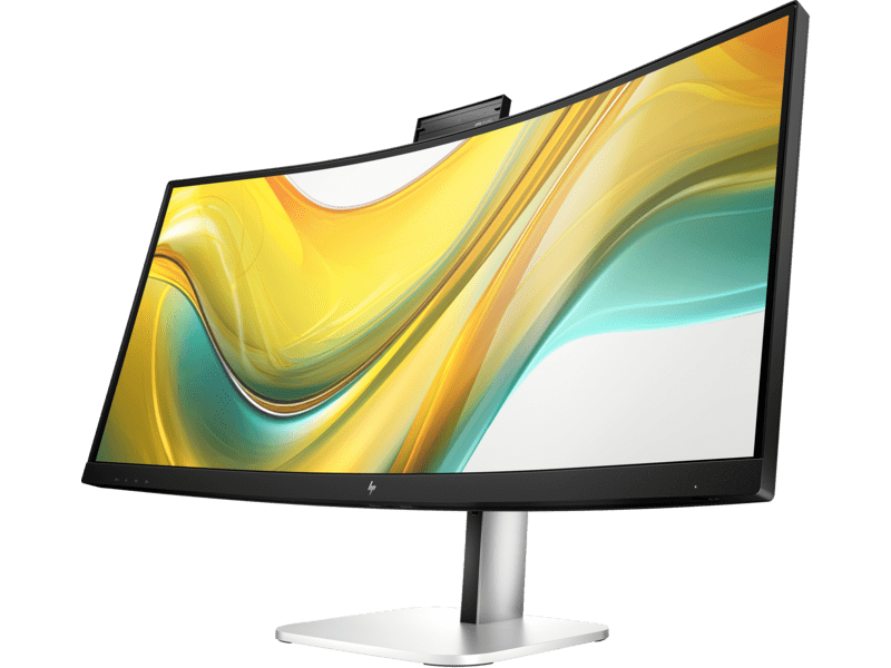 HP 9E0Z2UT Series 5 Pro 34" WQHD Curved 21:9 Monior with Webcam and Built-in Speaker- 534pm