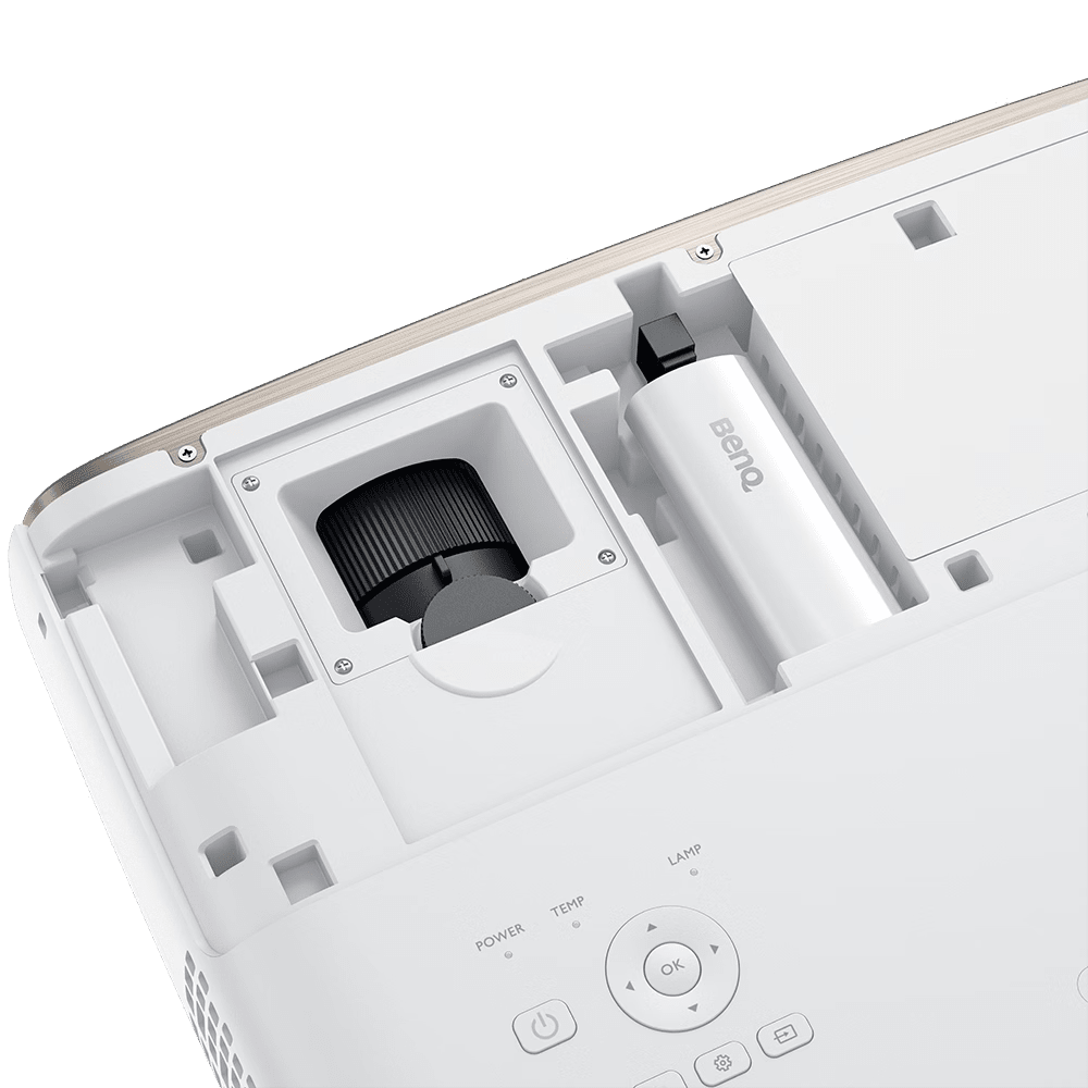 BenQ W2710i 4K UHD, Lamp, DLP, Cinema Projector, 3840x2160 Resolution, 2200 Lumens, 50,000:1 Contrast, 2 Year Warranty, White