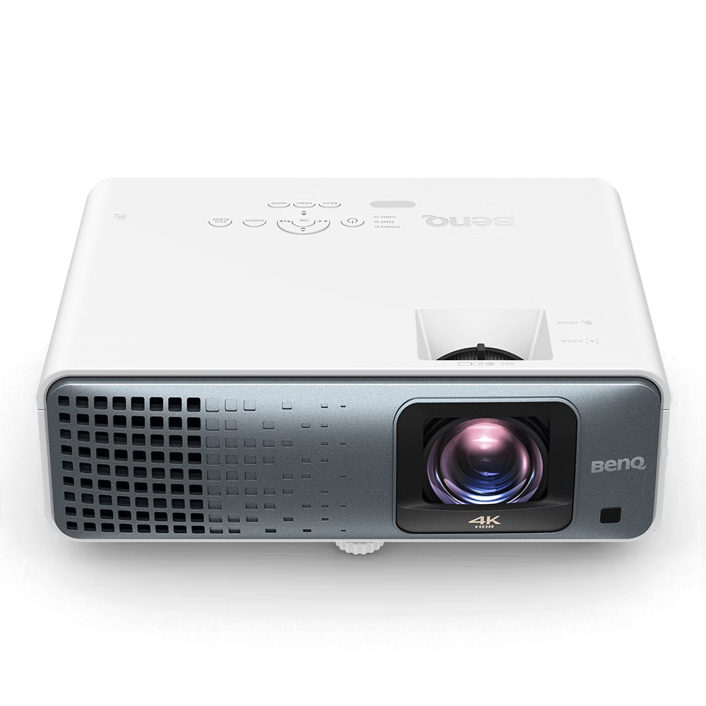 BenQ TK710STi 4K UHD, Laser, DLP, Gaming Projector, 3840x2160 Resolution, 3200 Lumens, 600,000:1 Contrast, Short Throw, 3 Year Warranty, White