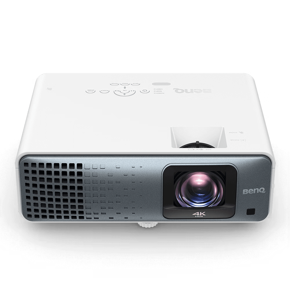 BenQ TK710STi 4K UHD, Laser, DLP, Gaming Projector, 3840x2160 Resolution, 3200 Lumens, 600,000:1 Contrast, Short Throw, 3 Year Warranty, White