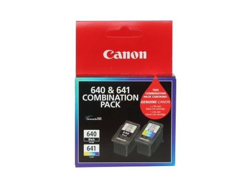 Canon PG640CL641CP - 1 x FINE11 black PG640 and 1 x FINE11 colour CL641 Less