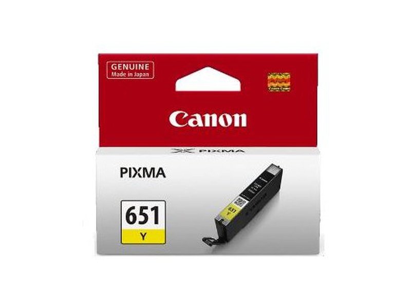 Canon CLI-651Y Original Inkjet Ink Cartridge - Yellow Pack - Inkjet