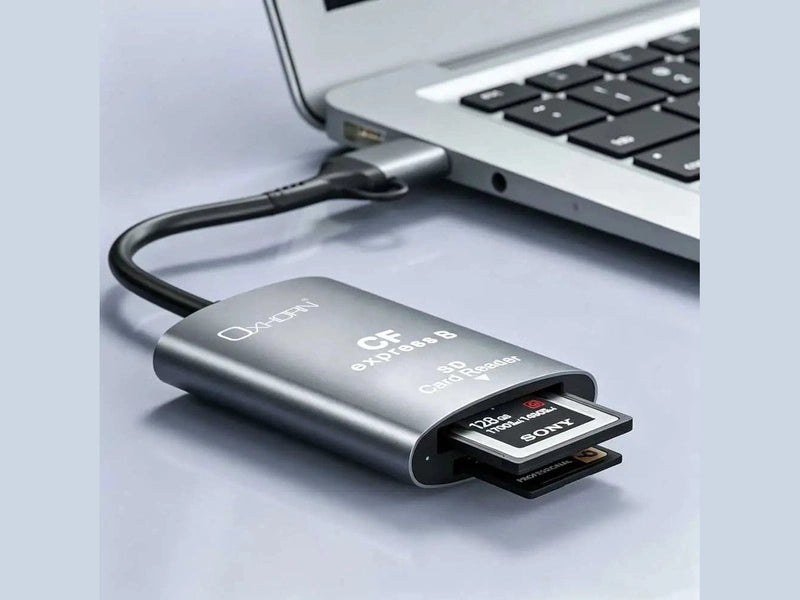 Oxhorn CR express B + SD Card reader, USB C + A connector AD-CR322