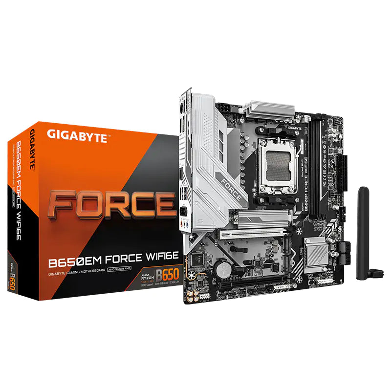 Gigabyte B650EM FORCE WIFI6E AM5 mATX Motherboard B650EM FORCE WIFI6E
