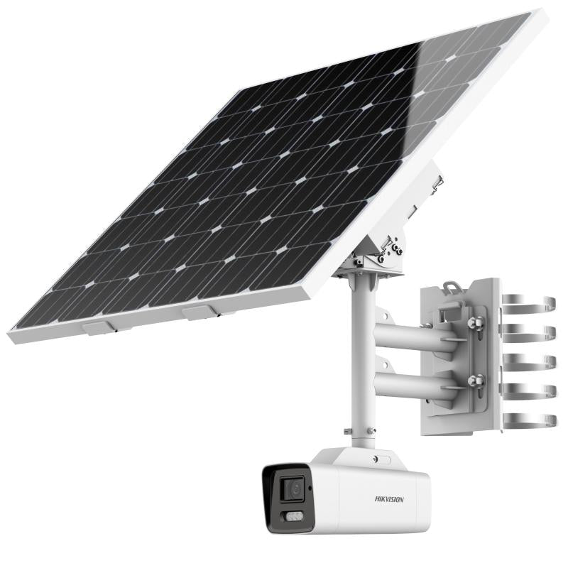 Hikvision Solar Anpr 2XS6A46G1 4MP Bullet 4G Kit,80W Panel,Vari2.8-12mm, IR30M,1Yrbatt, 5Yr