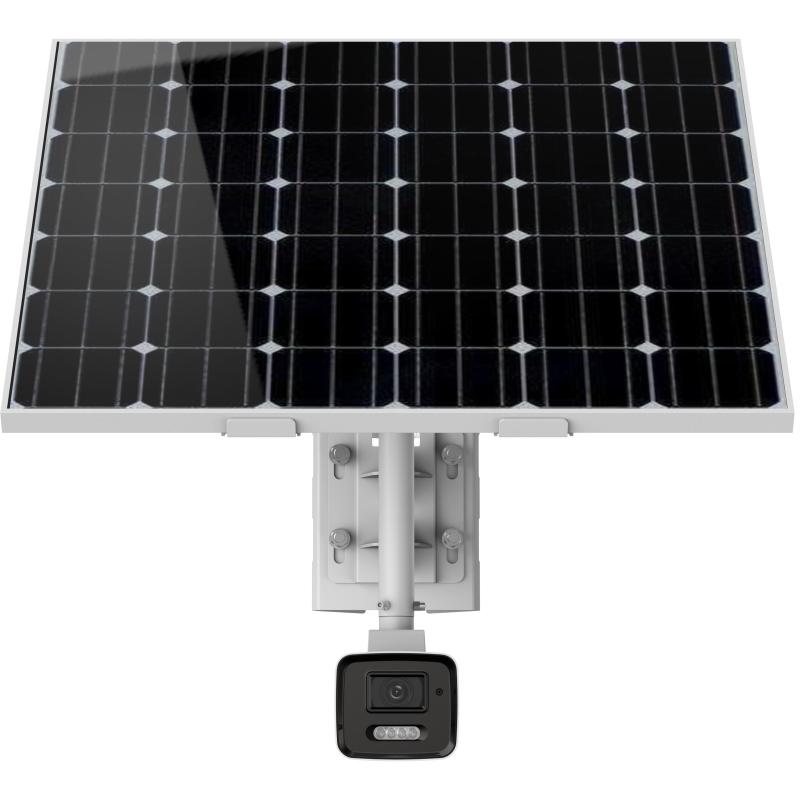 Hikvision Solar Anpr 2XS6A46G1 4MP Bullet 4G Kit,80W Panel,Vari2.8-12mm, IR30M,1Yrbatt, 5Yr