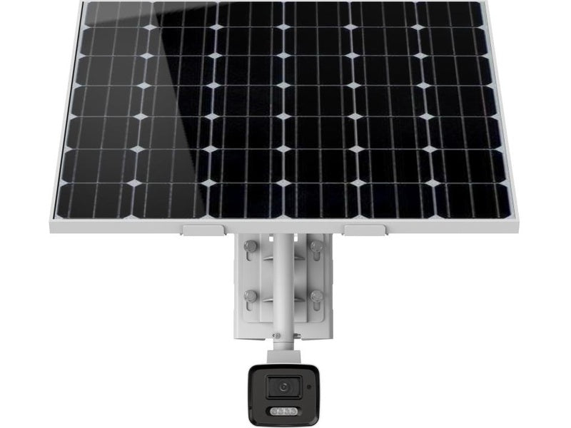Hikvision Solar Anpr 2XS6A46G1 4MP Bullet 4G Kit,80W Panel,Vari2.8-12mm, IR30M,1Yrbatt, 5Yr