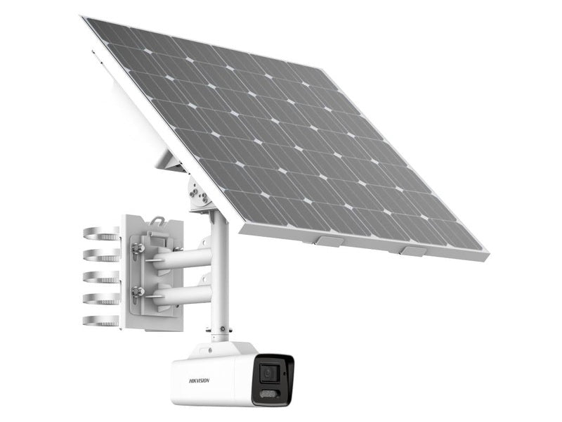 Hikvision Solar Anpr 2XS6A46G1 4MP Bullet 4G Kit,80W Panel,Vari2.8-12mm, IR30M,1Yrbatt, 5Yr
