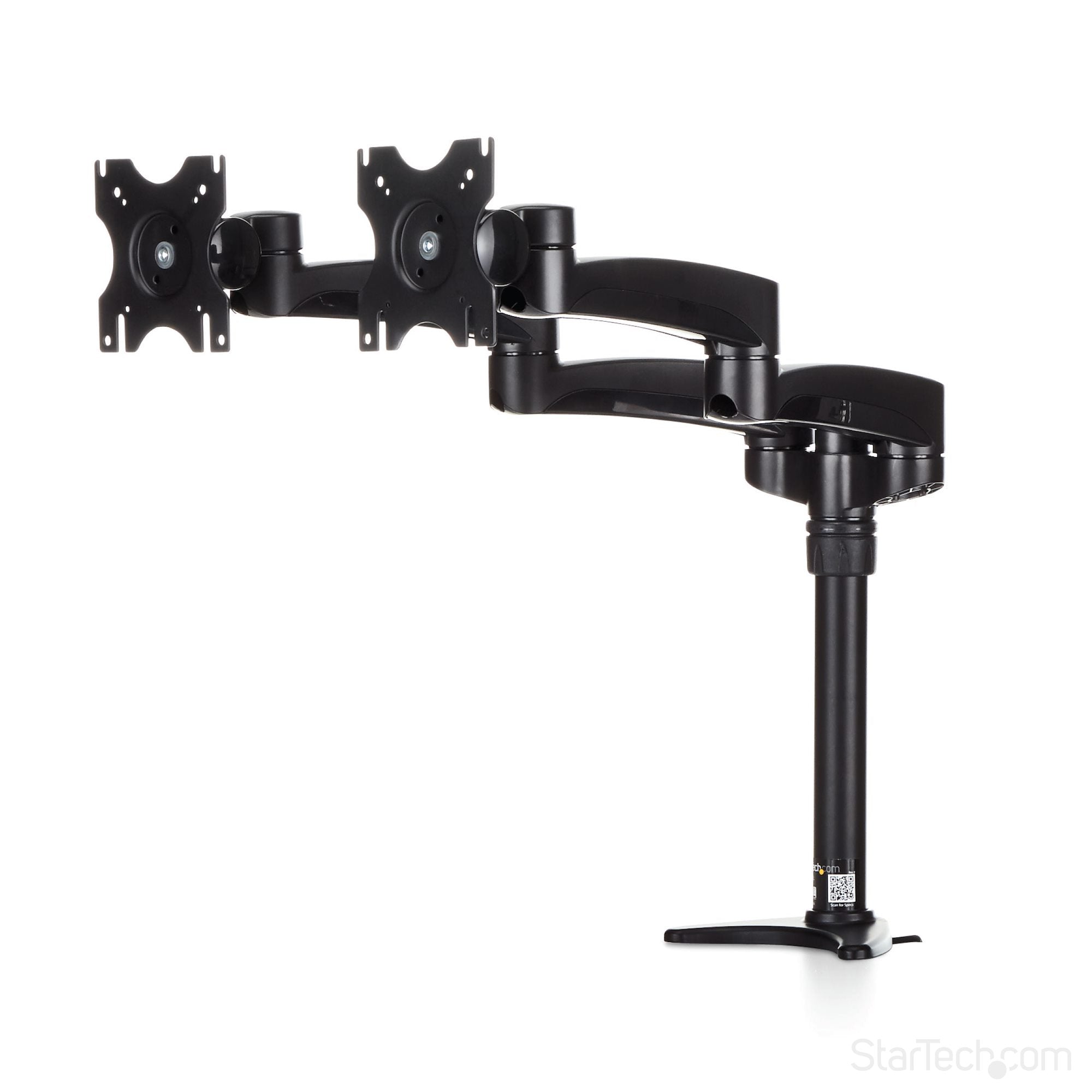 StarTech Desk Mount Dual Monitor Arm For VESA Monitors Up To 24"