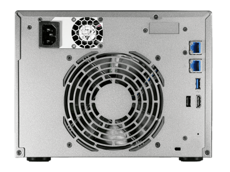 Asustor Lockerstor 6 Gen2+ AS6706T v2 6 Bay NAS, Quad-Core 2.0GHz 2x 5GbE, 8GB 4x M.2 SSD Slots Diskless