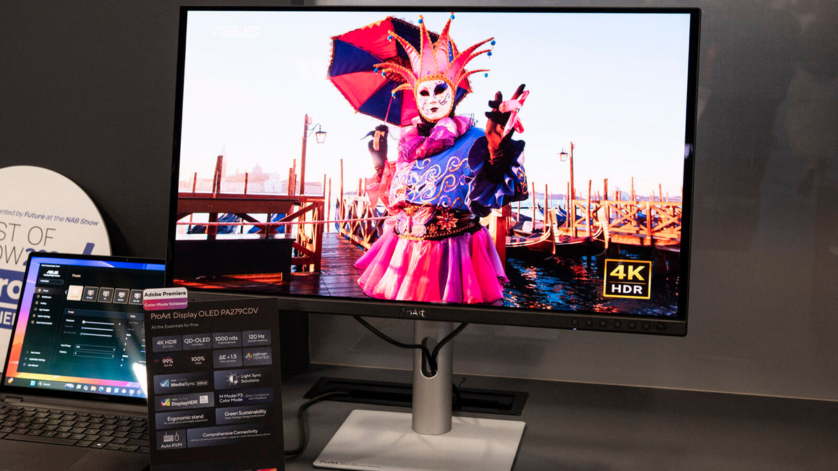 ASUS ProArt PA279CDV 27-inch 4K UHD QD-OLED 120Hz Professional Monitor 90LM06M0-B01K11