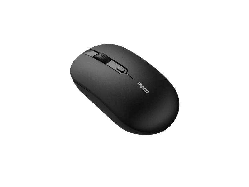 RAPOO M306 2.4 Wireless Optical Mice with Side FWD and Back Buttons. 12 Months Long Battery Life, Easy Installation. Adjustable DPI 3200. Office Mice.