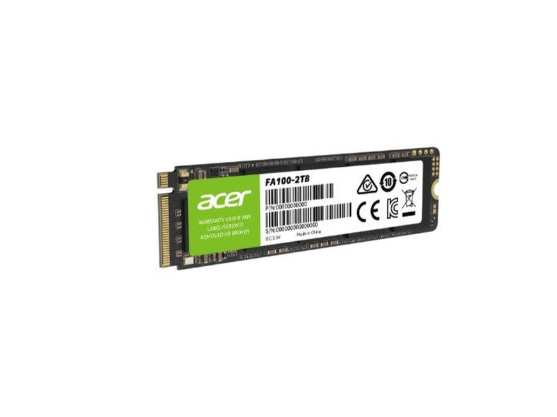 Acer FA100 2TB M.2 NVMe PCIe Gen 3x4 SSD up to 3150MB/s Read 2600MB/s Write