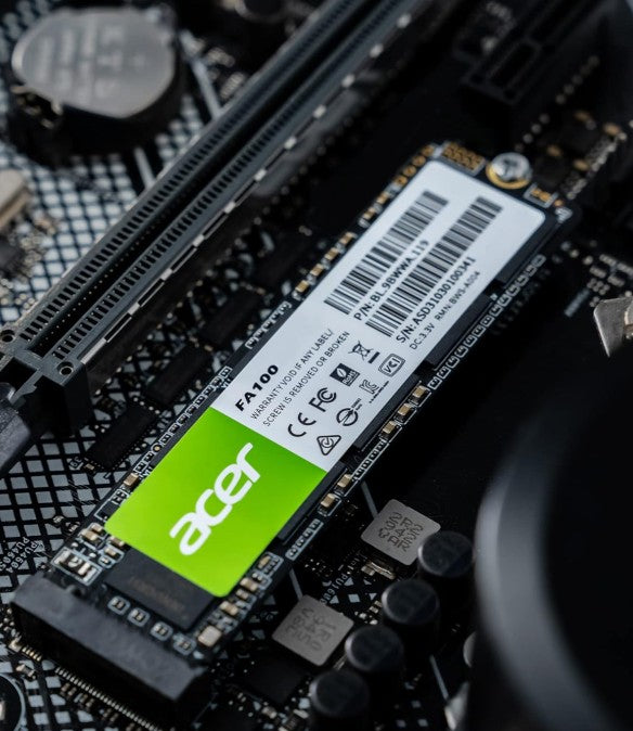 Acer FA100 512GB M.2 NVMe PCIe Gen 3x4 SSD up to 3300MB/s Read 2200MB/s Write
