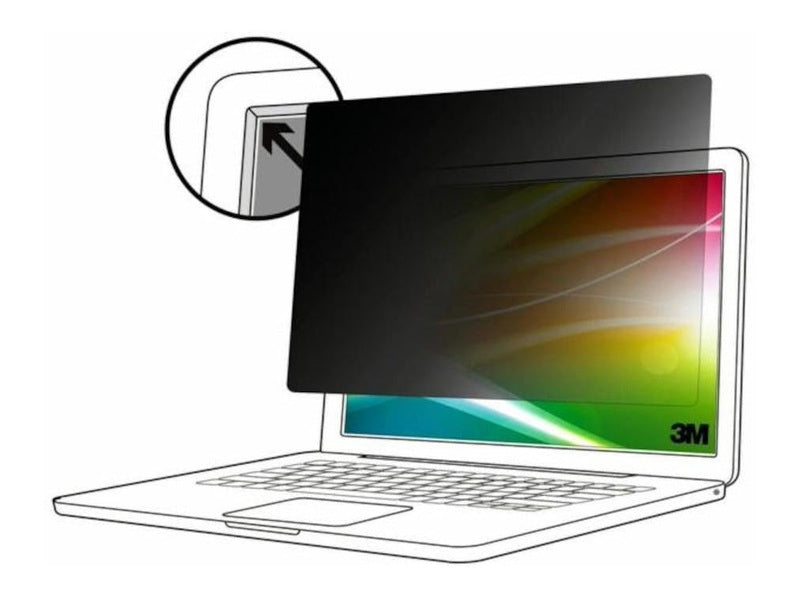 3M Bright Screen Privacy Filter for 13.5" Microsoft Surface Laptop 3-5 with 3M COMPLY Adhesive Strips, 3:2
