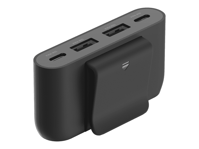 Belkin BoostCharge 4-Port Power Extender Black 2X USB-C + 2X USB-A