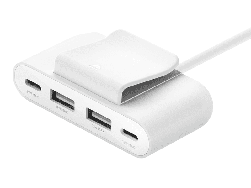 Belkin BoostCharge 4-Port Power Extender White 2X USB-C + 2X USB-A