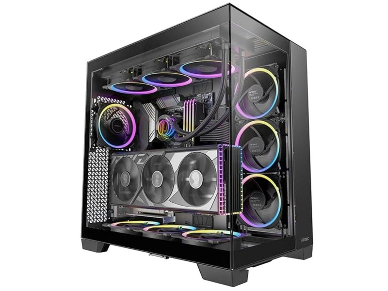 Antec C8 ARGB E-ATX, ATX, Dual Chamber, 2x 16CM ARGB Reverse Fans, 1x 14CM ARGB, USB-C, Large Clearance, 8x PCI for Large GPU, Ultra Case