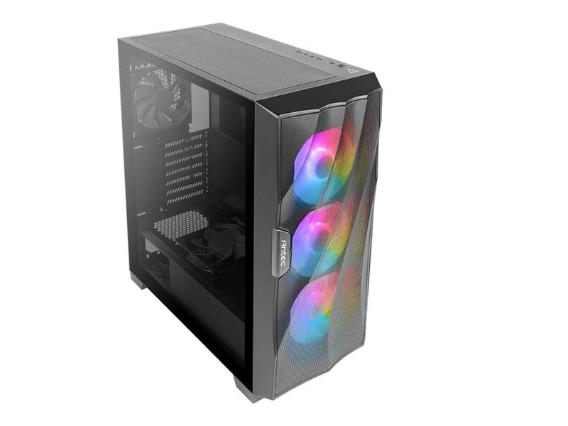 Antec DF700 FLUX Wave Mesh Front, 5x pre-installed 3x ARGB Fan, 1x Rear, PSU Shell Reverse Fan , GPU 405mm, PSU 205mm, ATX Gaming Case LS