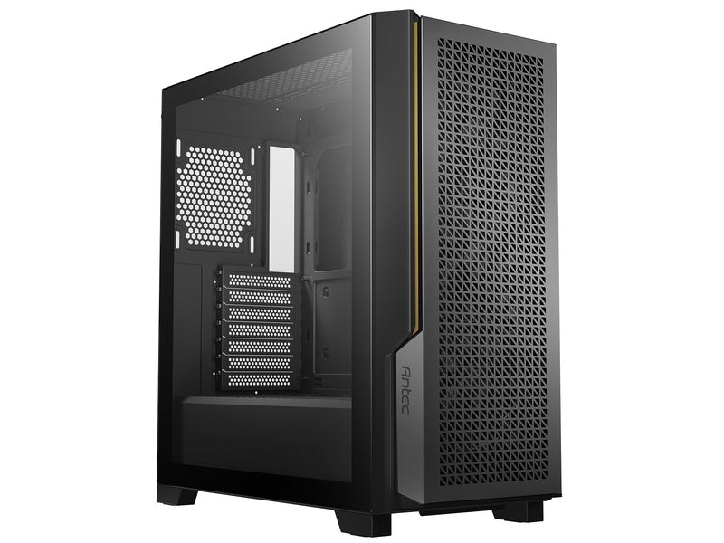 Antec P20C ATX, E-ATX High Airflow, USB-C, Cable management , 4x HDD or SSD , 375mm GPU, 170mm CPU 3x PWM 12 CM Fan, Tempered Glass, Gaming Case
