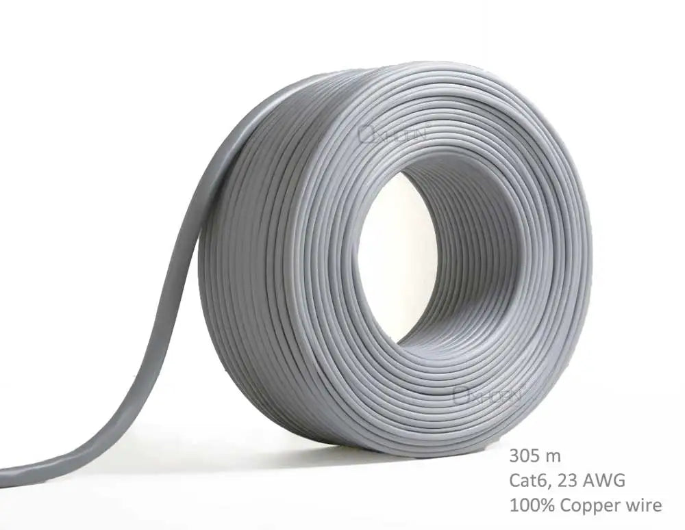 Oxhorn High Quality Cat 6 UTP Cable 305m - grey