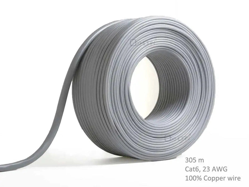 Oxhorn High Quality Cat 6 UTP Cable 305m - grey