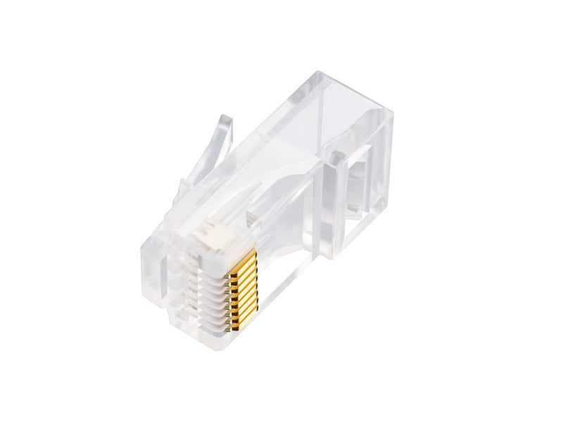 CAT6 8P8C Connector for Solid / Stranded Cables 2 Piece