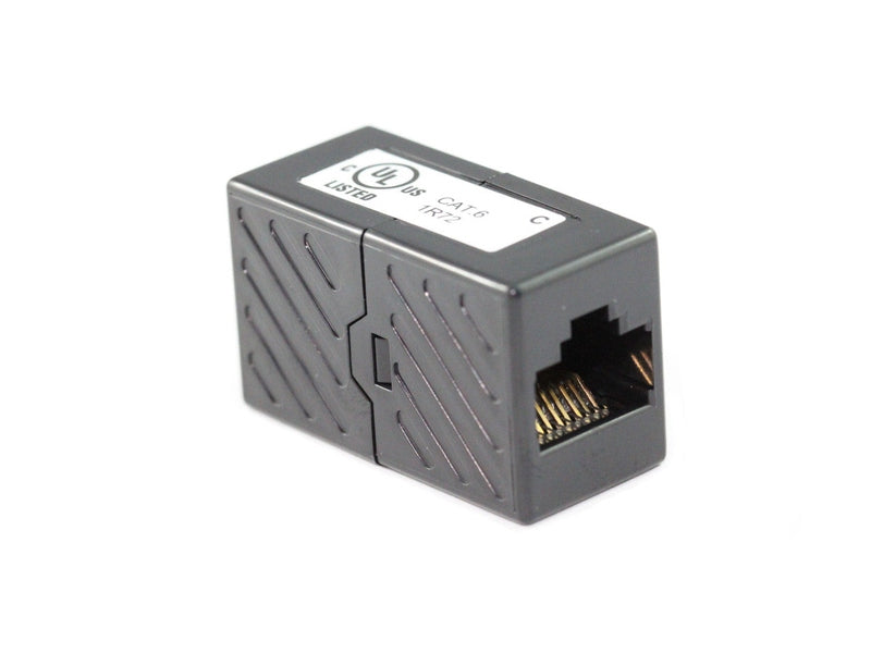 CAT6 Inline Coupler/Joiner in Black
