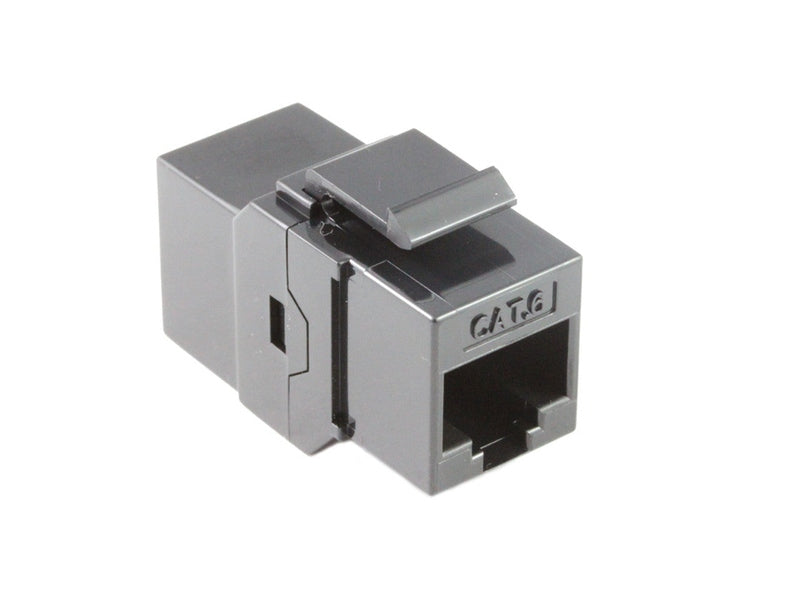 CAT6 Keystone Inline Coupler Black