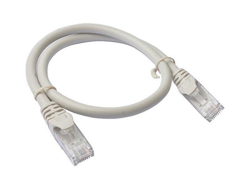 8Ware CAT6A Cable 0.25m 25cm - White Color RJ45 Ethernet Network LAN UTP Patch Cord Snagless