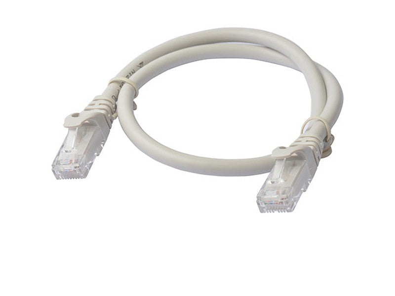 8Ware CAT6A Cable 0.5m 50cm - Grey Color RJ45 Ethernet Network LAN UTP Patch Cord Snagless